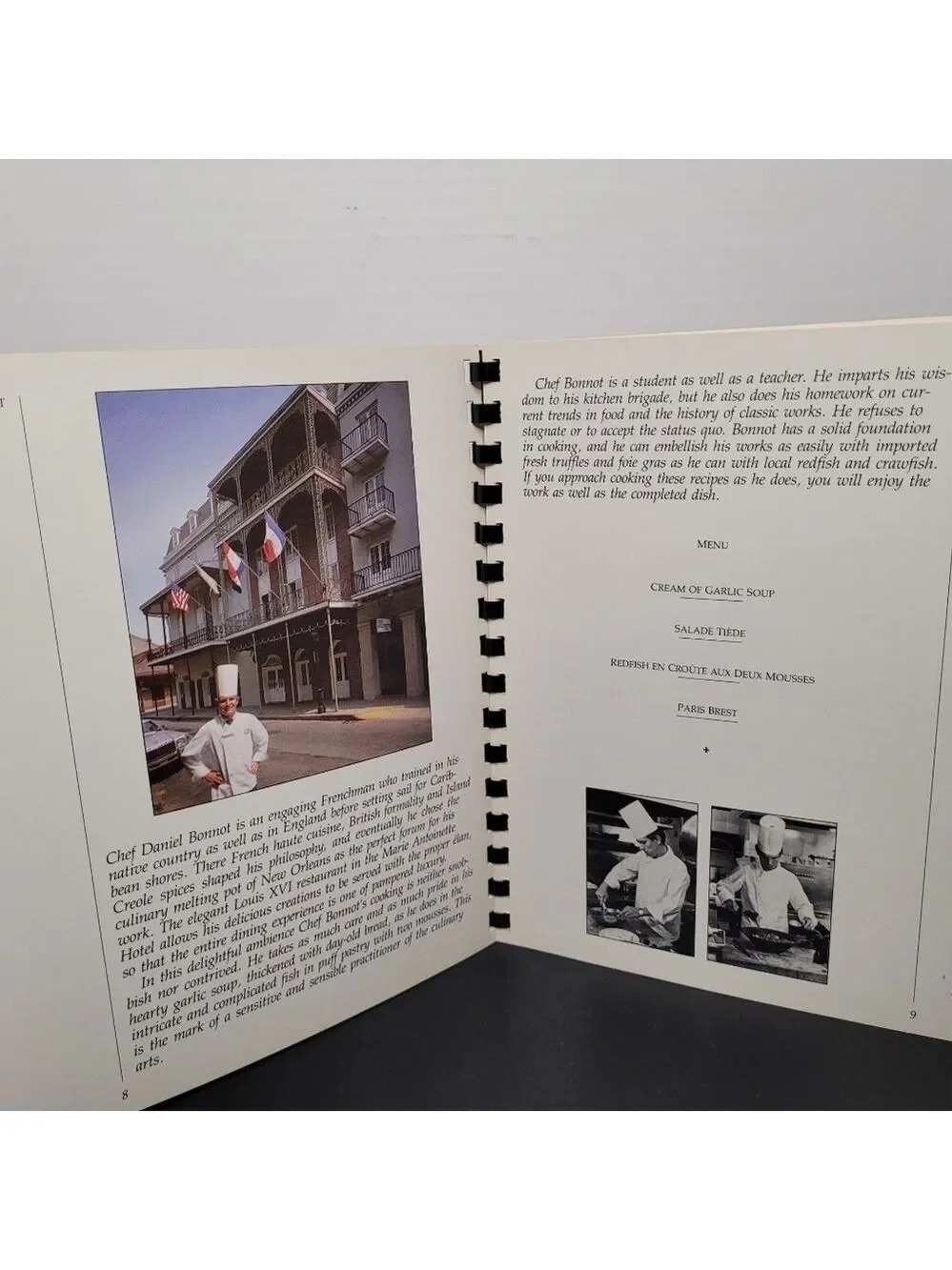 Vintage Great Chefs Of New Orleans Cookbook